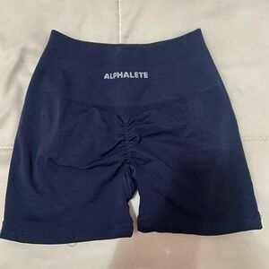 Alphalete Women's NAVY Blue Athletic Shorts